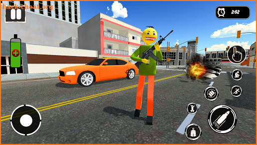 Branny Baldi Basics Game : Gangster Mod Crime City screenshot