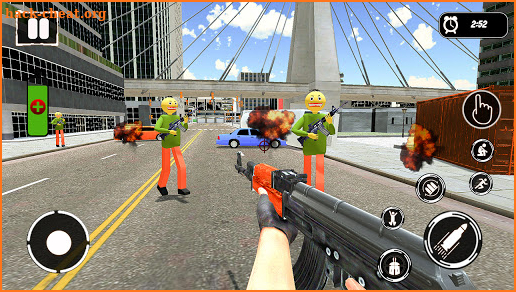 Branny Baldi Basics Game : Gangster Mod Crime City screenshot
