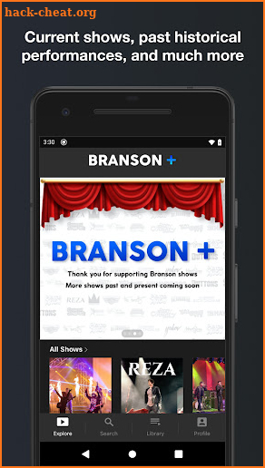Branson+ screenshot