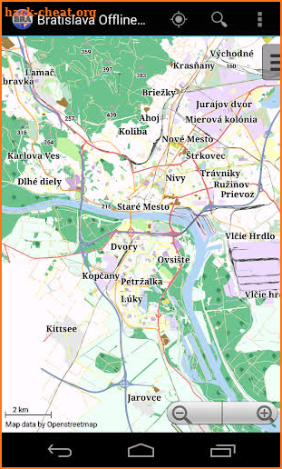Bratislava City Map Lite screenshot