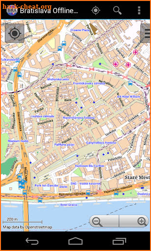 Bratislava City Map Lite screenshot