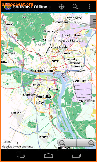 Bratislava Offline City Map screenshot