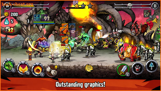 Bravium - Hero Defense RPG screenshot