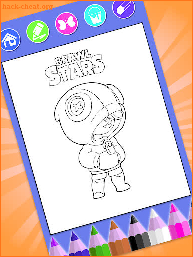 Brawl Coloring Book - BS Stars Color Pages 🌵 screenshot
