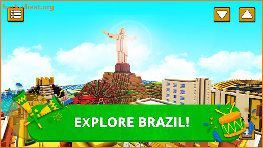 Brazil Craft: Blocky City Building Addicting Games screenshot