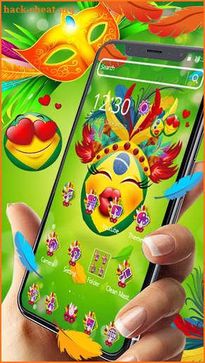 Brazil Emoji Carnival Theme😘 screenshot