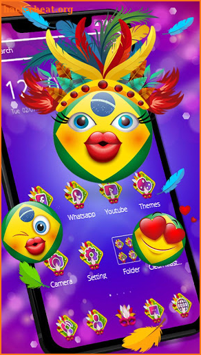 Brazil Emoji Theme screenshot