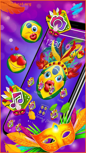 Brazil Emoji Theme screenshot