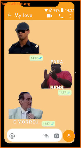 Brazilian Memes And Stickers  For whatsapp screenshot
