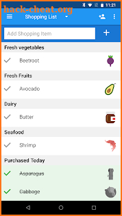 Bread & Milk - Grocery Shopping List screenshot