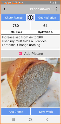 Bread Maker + Calculator screenshot