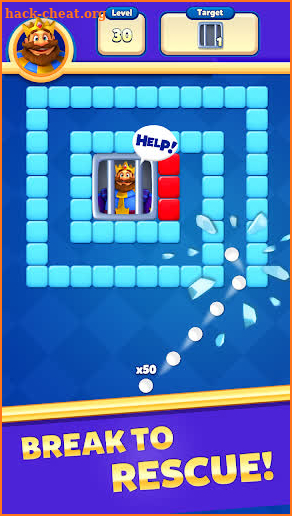 Breaker King - Brick Ball Game screenshot