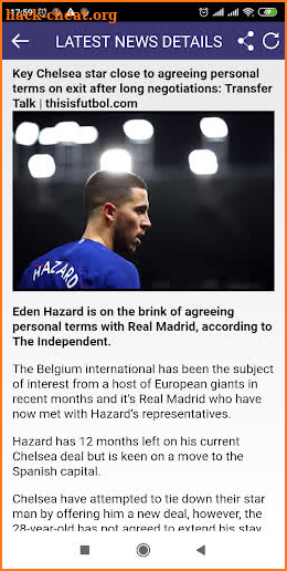Breaking News for Real Madrid screenshot