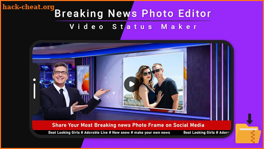 Breaking News Video Maker - Br screenshot