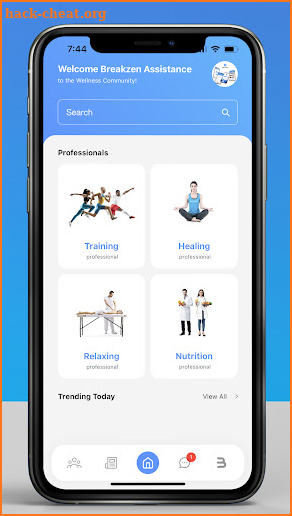 Breakzen - Wellness Coach App screenshot
