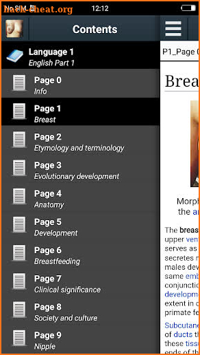 Breast Anatomy screenshot