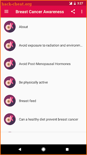Breast Cancer Awareness screenshot
