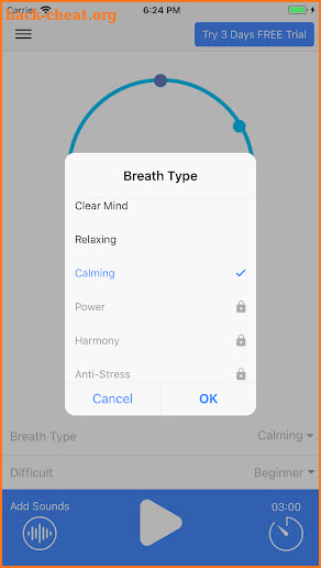 Breathe App: Breath to Relax Pranayama Breathing screenshot