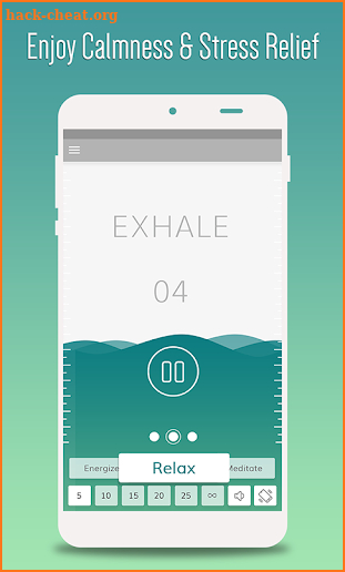 Breathe: Energize Relax Meditate Stress Exercises screenshot