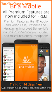 Bria Mobile: VoIP Business Communication Softphone screenshot