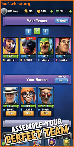 Brick Hero Clash screenshot
