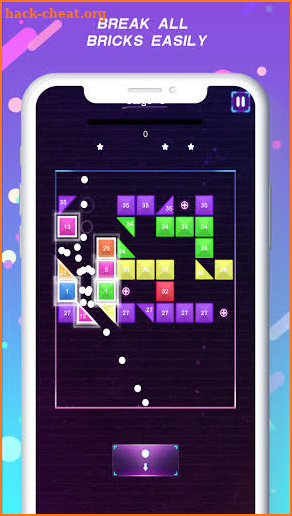 Brick Shooter - Block Crusher Casual Game screenshot