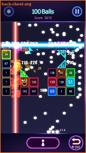 Bricks Breaker Hit - Glow Balls screenshot