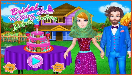 Bridal Wedding Cake Maker Factory screenshot