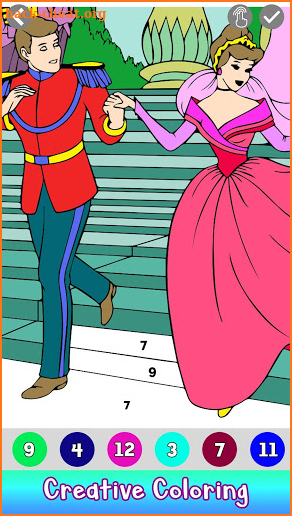 Bride & Groom Color by Number - New Coloring Book screenshot