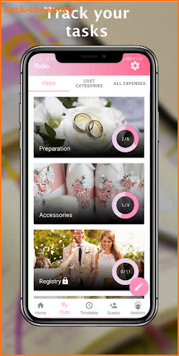 BrideList - Wedding Planner with ideas for wedding screenshot