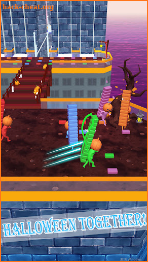 Bridge Battle.Rush Race :Halloween runner Games screenshot