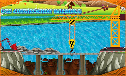 Bridge Builder & Repair Game screenshot