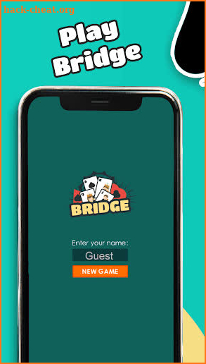Bridge Card Game free for beginners no ads no wifi screenshot