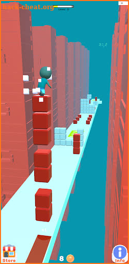 Bridge game - ladder race screenshot