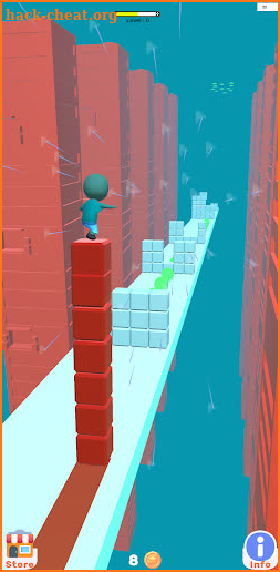 Bridge game - ladder race screenshot