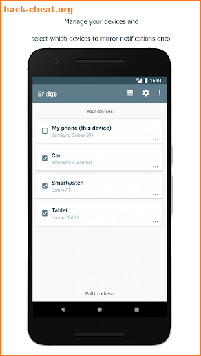 Bridge - mirror notifications screenshot