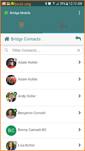 Bridge Mobile screenshot