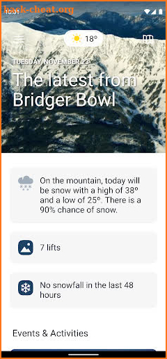 Bridger Bowl screenshot