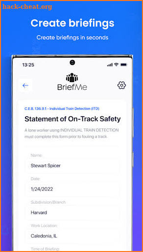 BriefMe: Job Briefings screenshot