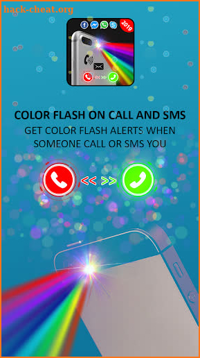 Brightest Color Flashlight: Flash Alert, LED light screenshot