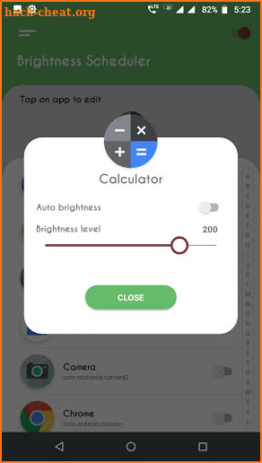 Brightness Control Free - Brightness per app screenshot