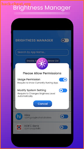 Brightness Manager : Brightness administer per app screenshot