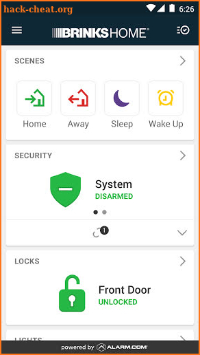 Brinks Home Security screenshot