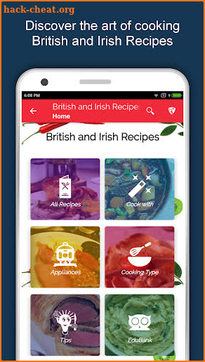 British and Irish Food Recipes screenshot