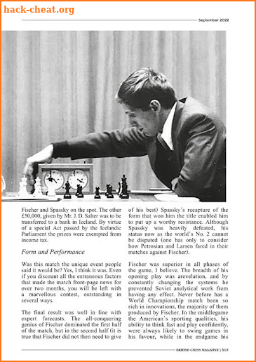 British Chess Magazine screenshot