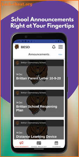 Brittan School District screenshot