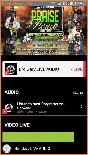 Bro Gary Radio Show screenshot