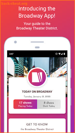 Broadway App screenshot