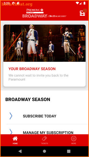 Broadway at the Paramount screenshot