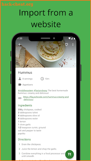 Broccoli: The Green Recipe App screenshot